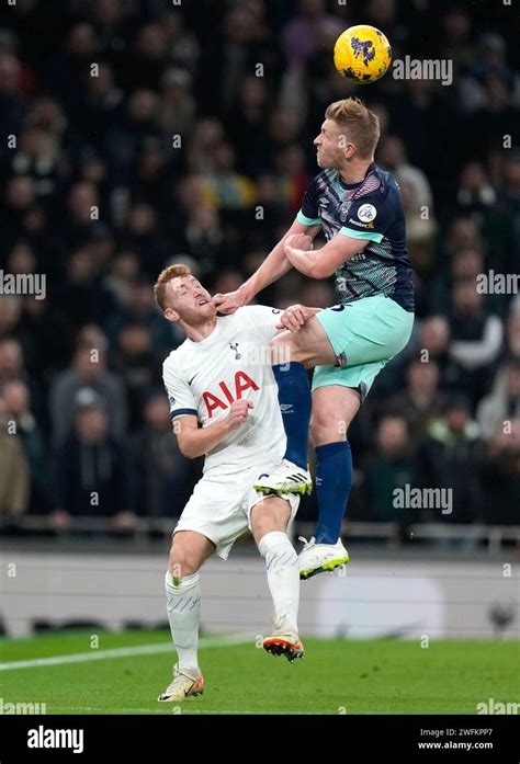 Brentford S Ben Mee Top Challenges For The Ball With Tottenham S