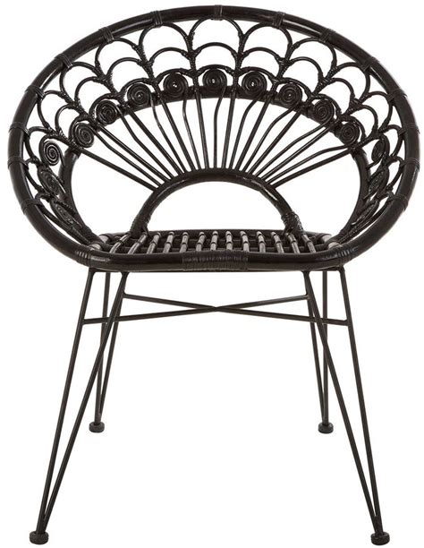 Premier Housewares Manado Black Rattan Chair Shopstyle