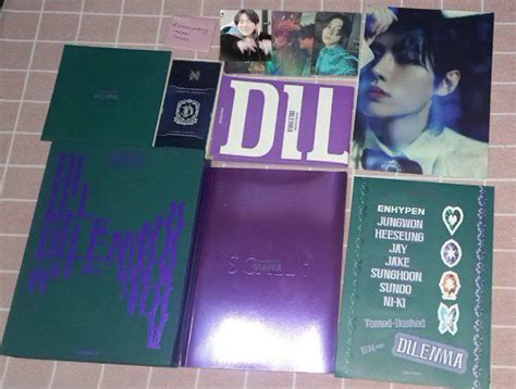 WTS Enhypen Dimension Dilemma Scylla Album Full Set Unsealed Hobbies