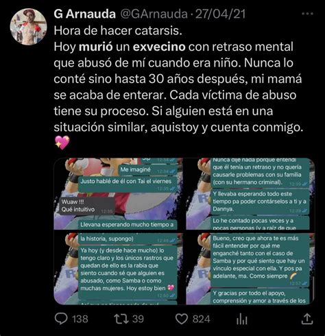 G Arnauda on Twitter Hace 2 años pude hablar y decir en voz alta que