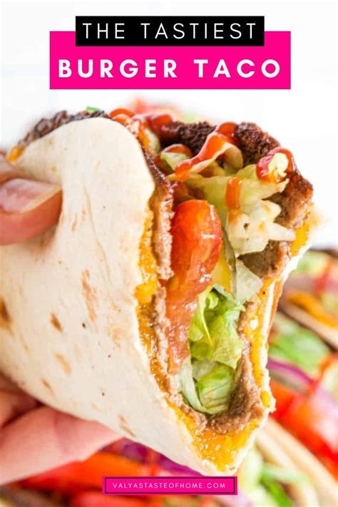 The Tastiest Burger Tacos Simple Recipe With Great Flavors Recipe