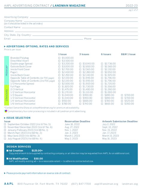 Fillable Online Model Forms For Land ProfessionalsAAPL Landman Org