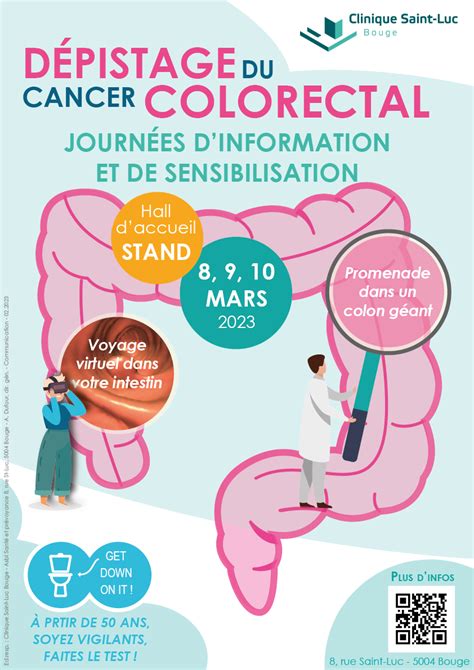 Action De Sensibilisation D Pistage Du Cancer Colorectal