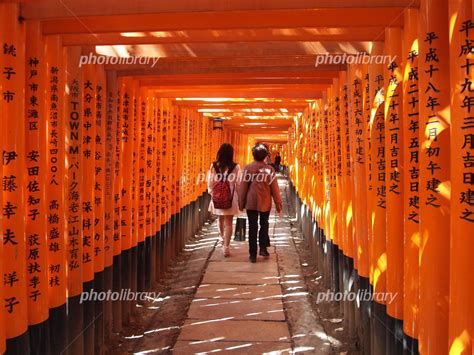 京都 伏見稲荷大社 千本鳥居 写真素材 4966844 フォトライブラリー Photolibrary