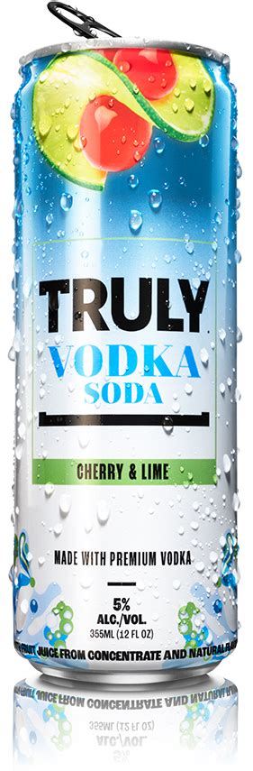 Cherry Lime Vodka Soda Truly Hard Seltzer Truly Hard Seltzer