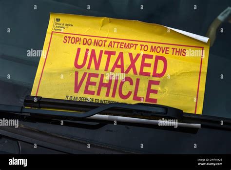 Untaxed Vehicle Hi Res Stock Photography And Images Alamy