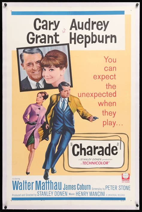 Charade (1963) Original One-Sheet Movie Poster - Original Film Art ...