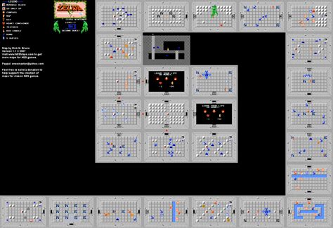 The Legend Of Zelda Level Quest Map