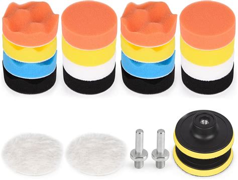 Kshineni Inch Drill Polishing Pads Pcs Car Polishers And Buffers