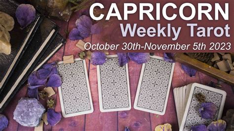 CAPRICORN WEEKLY TAROT READING IT ALL RESTS ON THIS DECISION October