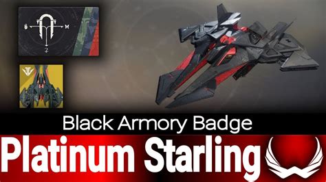 How To Get The Platinum Starling Exotic Ship Youtube