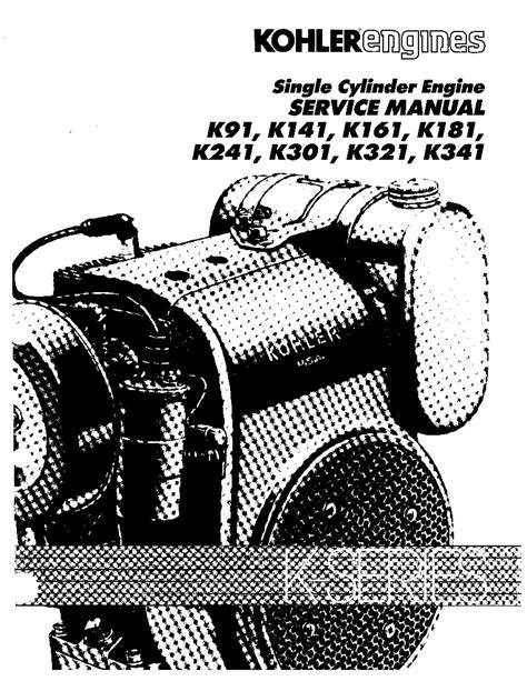 Kohler K321 Repair Manual