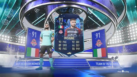 Fifa Player Walkout Tots Moments Insigne Youtube