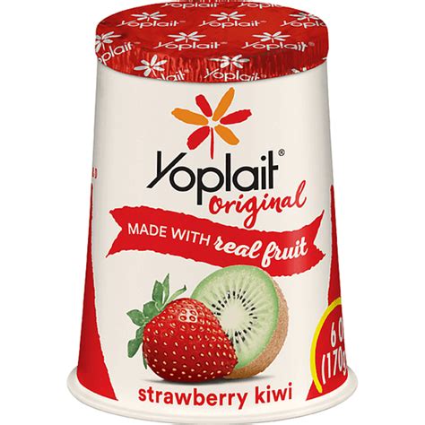 Yoplait Yogurt Low Fat Strawberry Kiwi 6 Oz Flavored Price Cutter