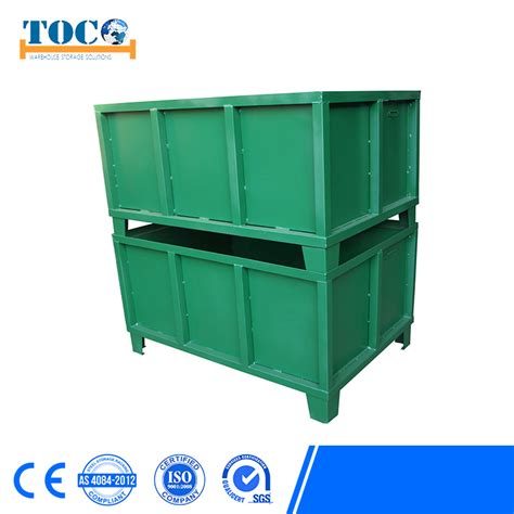 Industrial Stackable Welded Warehouse Customized Storage Foldable