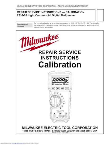 Pdf Milwaukee Multimeter Dokumen Tips