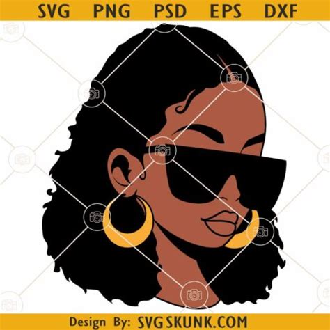 Afro Lip Bite Svg Smirk Svg Afro Woman Cap Low Svg African American Svg