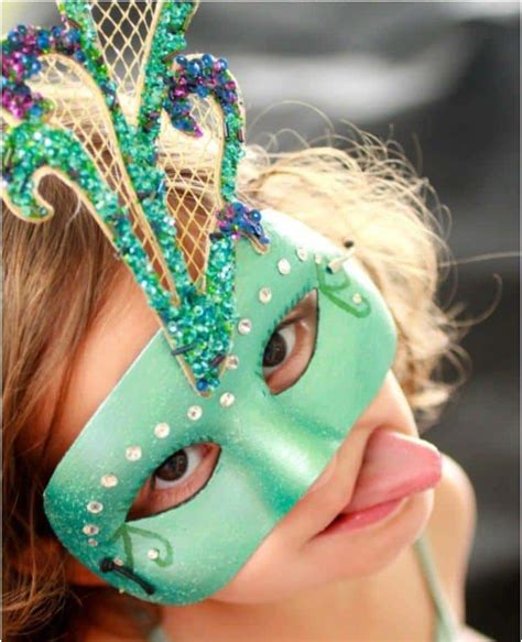 Have Your Own Mardi Gras Parade With These 20 Fun DIY Masks