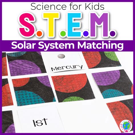 Free Printable Solar System Matching Game Life Over Cs