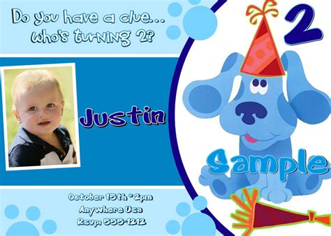 Blue S Clues Invitations Free Printable Free Printable | Fanny Printable