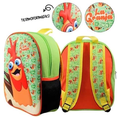 Mochila Espalda Bartolito La Granja De Zenon Jardin 12 Pulga MercadoLibre