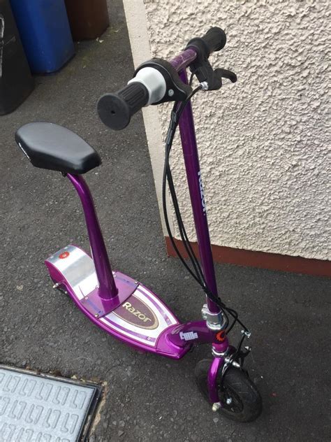 Razor Electric Scooter With Seat E100s Model Purple In Warrenpoint