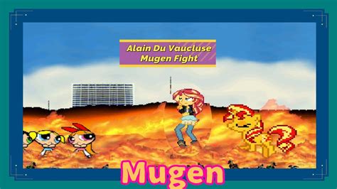 Mugen DG Blossom Vs Sunset Shimmer Two Battle Request YouTube