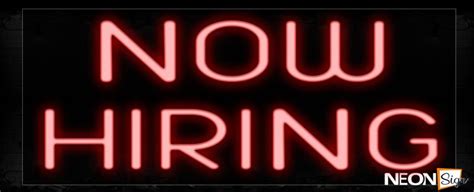 Hiring Neon Signs