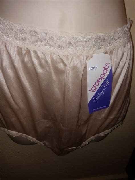 Vintage Granny Sissy Full Cut Nylon Panties By Lovepats Silky Soft