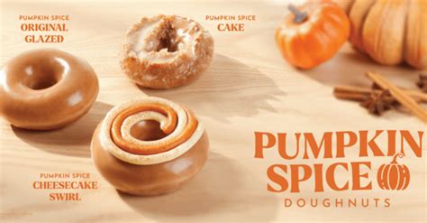 Krispy Kreme Launches 2023 Fall Pumpkin Spice Menu