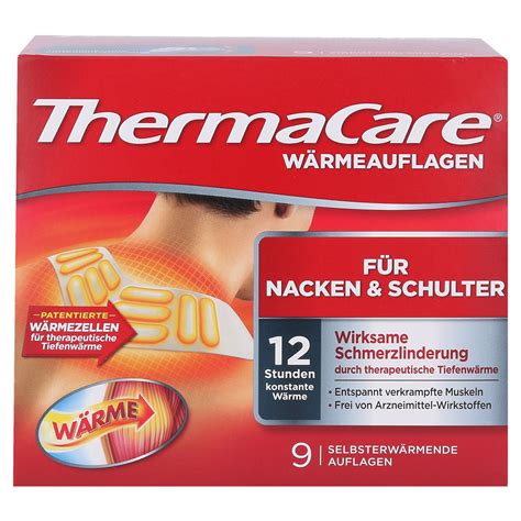 Thermacare Wärmeumschläge für Nacken und Schulter 9 Stück medpex