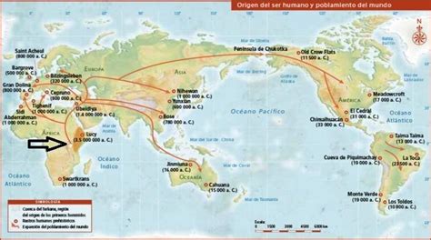 Realiza El Mapa Donde Se Encontraron Los Primeros Restos De Los