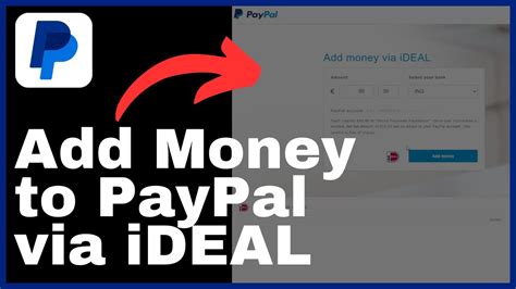 How To Add Money To Paypal Via Ideal Youtube