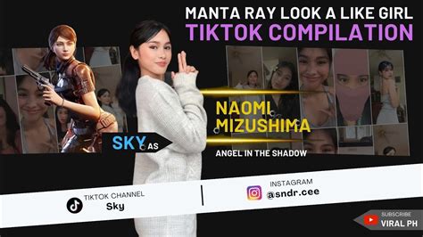 Sky Manta Ray Girl Tiktok Compilation Youtube