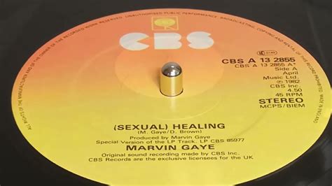 Marvin Gaye Sexual Healing 1982 12 Single Youtube