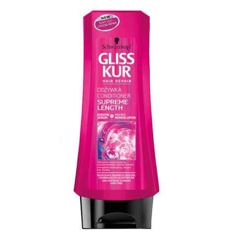 Schwarzkopf Gliss Kur Supreme Length odżywka do włosów ułatwiająca