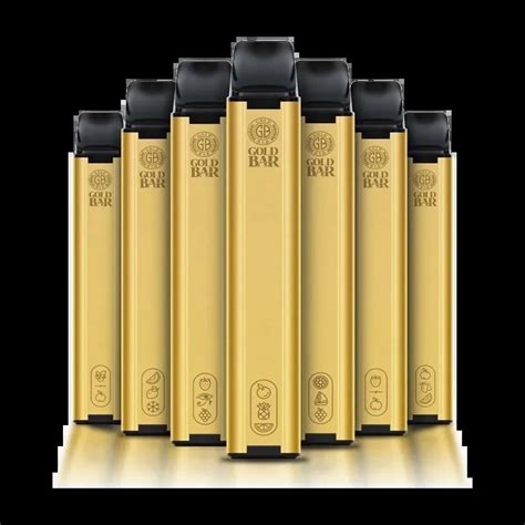 Gold Bar Disposable Vape Pod Multipack £1699