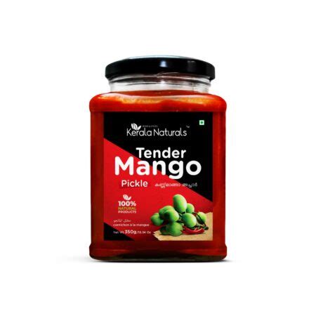 Homemade Tender Mango Pickle Kerala Naturals