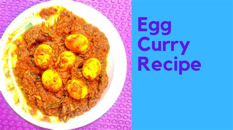 Simple And Tasty Egg Gravy Egg Curry Recipeegg Masala Eggmasala