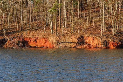 Some Georgia Red Clay Shoreline Photograph By Ed Williams Pixels