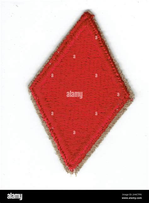 Ww2 Patch 5th Infantry Division Usa Red Diamond Stock Photo Alamy