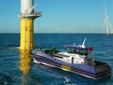 Robert Allan Designs Methanol Fueled Crew Transfer Vessel