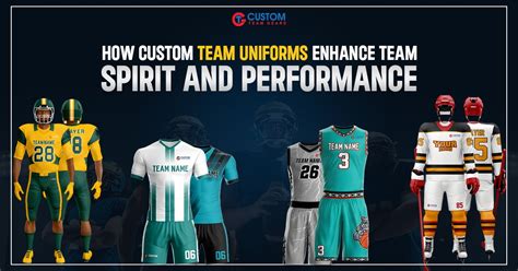 How Custom Team Uniforms Sports Apparel Enhance Team Spirit And