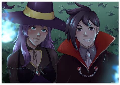 Spirit's Eve Fan-art [My farmer and Sebastian] : r/StardewValley