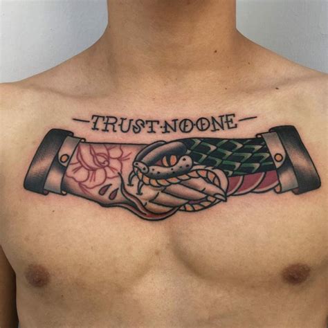 Trust No One Tattoo Designs You Need To See