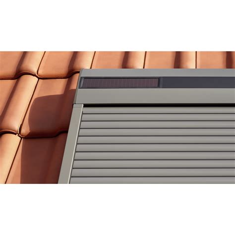 VELUX Solar Rollladen SSL PK06 0000S dunkelgrau für VELUX