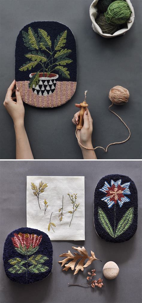 10 Punch Needle Embroideries Thatll Inspire You Set Down Your Sewing