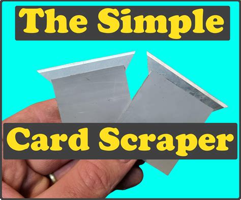 Simple Card Scraper : 5 Steps - Instructables