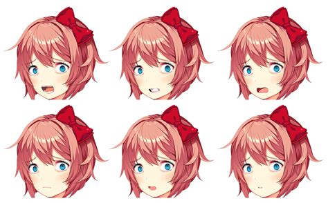 Ddlc Scared Sprites