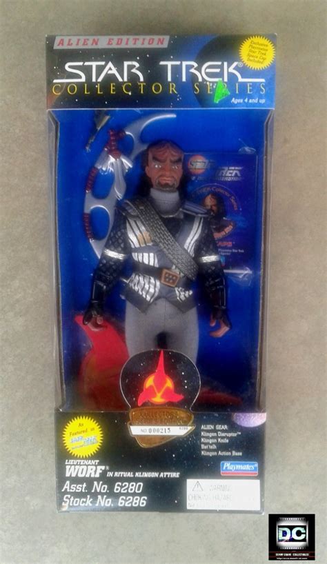 Klingon Worf Star Trek TNG/DS9 Clothed Retro Doll (Mego/Remco) 9 ...